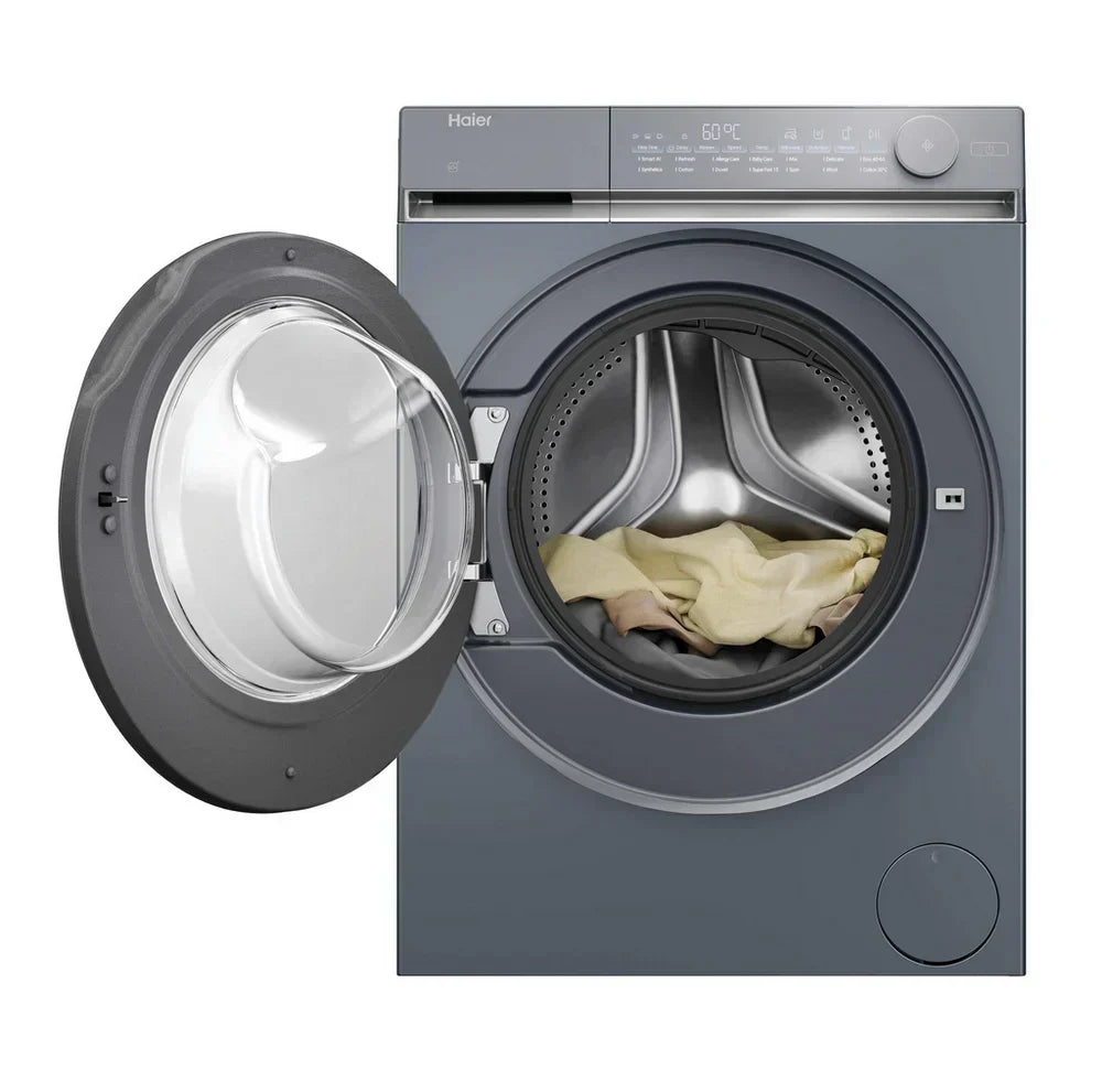 Haier X7 HW100-B14367GUUK 10kg 1400 Spin WiFi Connected Washing Machine Graphite - A Rated - View 2