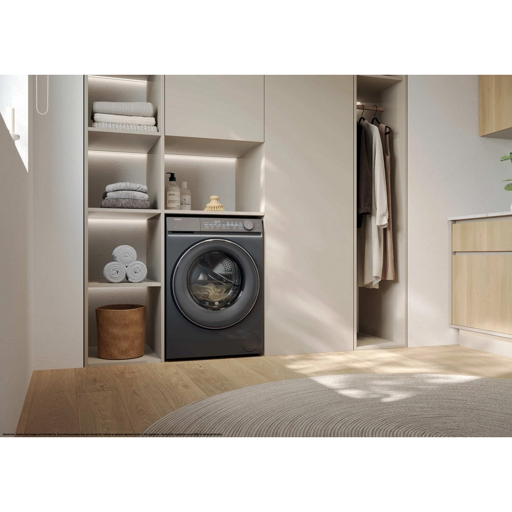 Haier X7 HW100-B14367GUUK 10kg 1400 Spin WiFi Connected Washing Machine Graphite - A Rated - View 10