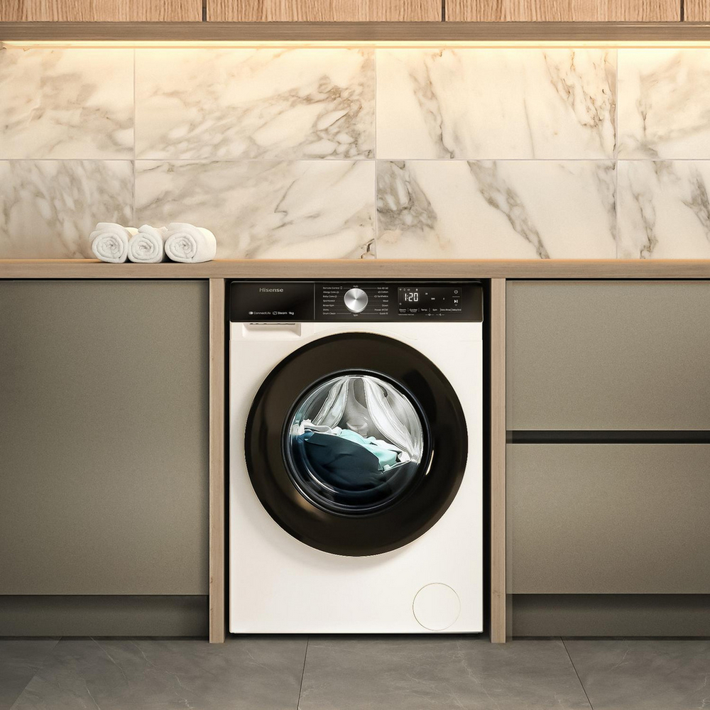 Hisense 3S Series WF3S9043BW3 9kg 1400 Spin WiFi-enabled Freestanding Washing Machine White - View 14