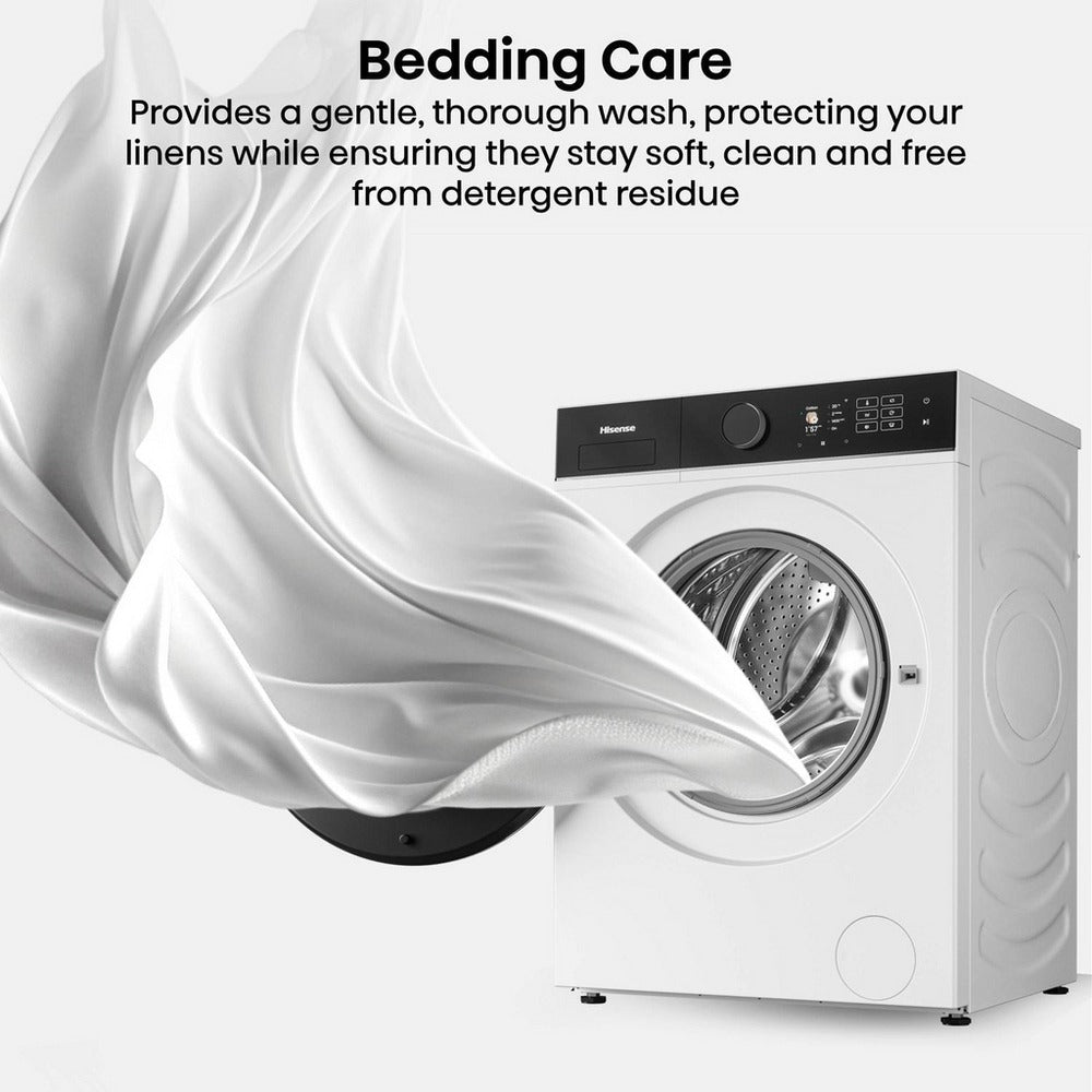 Hisense KitchenFit 5i Series WF5I9043BWFS 9kg 1400 Spin WiFi-enabled Freestanding Washing Machine White - View 22