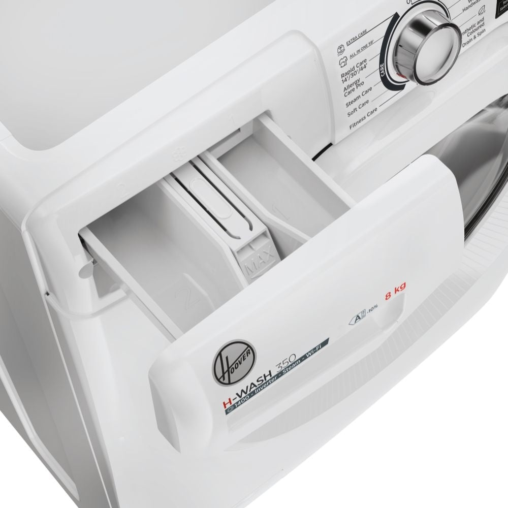 Hoover H3WPS486TAM6-80 8kg 1400 Spin Freestanding Washing Machine White A Rated - View 7