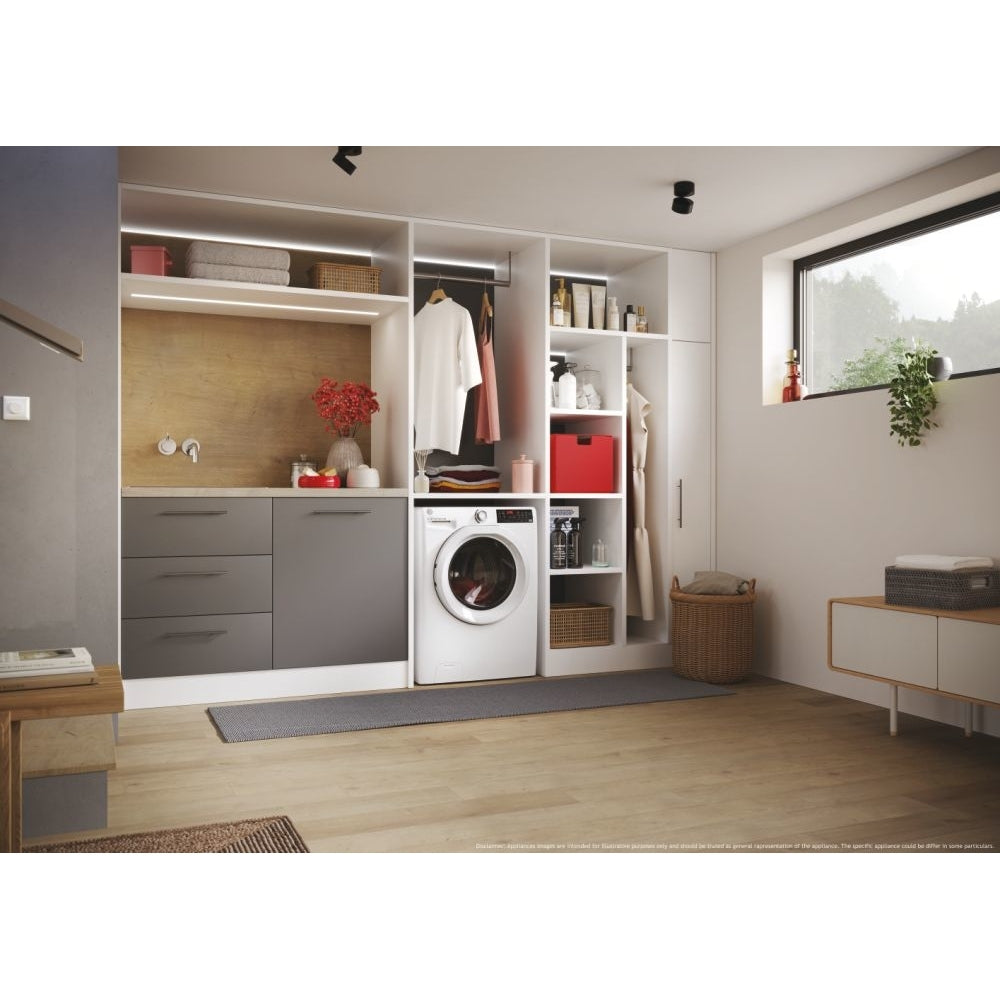 Hoover H3WPS486TAM6-80 8kg 1400 Spin Freestanding Washing Machine White A Rated - View 14