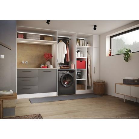 Hoover H3WPS496TMRR6 9kg 1400 Spin Washing Machine Graphite - View 5