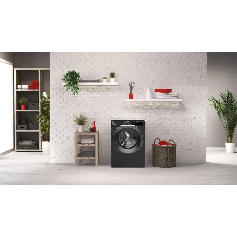 Hoover HD496AMBCB 1-80 H-WASH 500 WiFi Connected 9+6kg 1400 Spin Washer Dryer Black - View 6