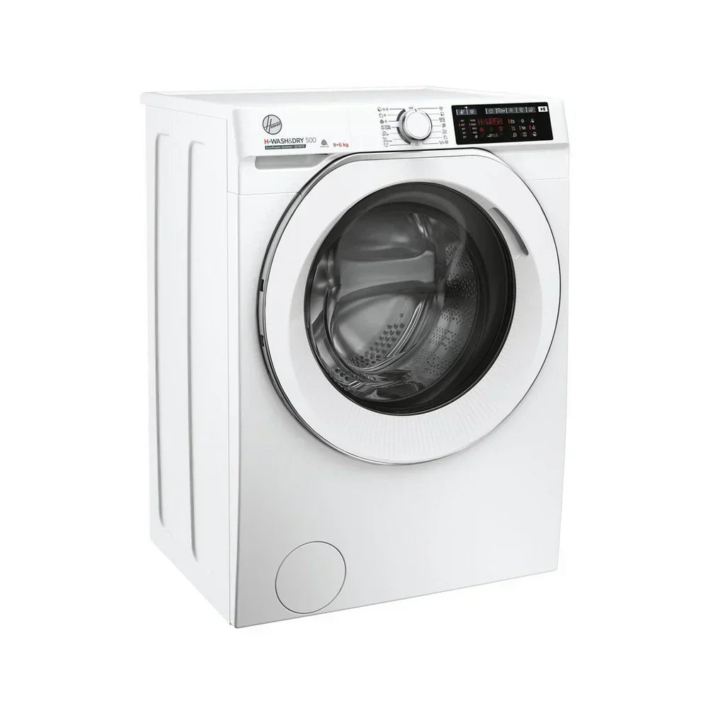 Hoover HD496AMC 1-80 H-WASH 500 WiFi Connected 9+6kg 1400 Spin Washer Dryer White - View 3