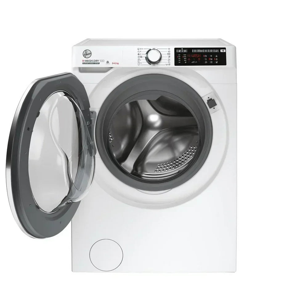 Hoover HD496AMC 1-80 H-WASH 500 WiFi Connected 9+6kg 1400 Spin Washer Dryer White - View 2