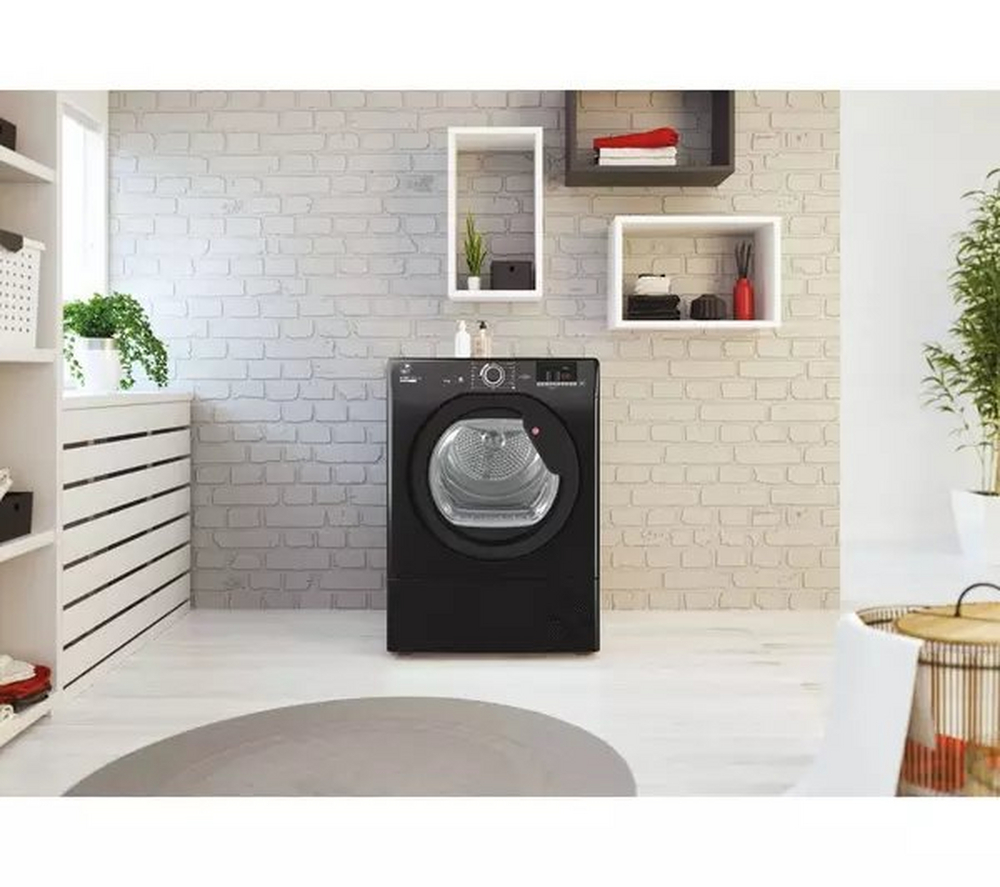 Hoover HLE C9DGB H-Dry 300 Lite 9kg Freestanding Condenser Tumble Dryer Black - View 6