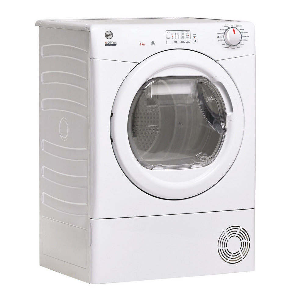 Hoover HLE H8A1LE-80 H-Dry 300 8kg Heat Pump Tumble Dryer White - A+ Rated - View 3