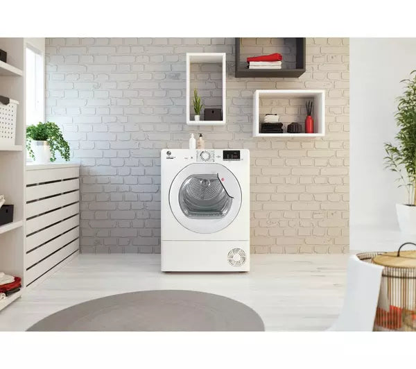 Hoover HLEC8DG 8KG Condenser Tumble Dryer White - View 6