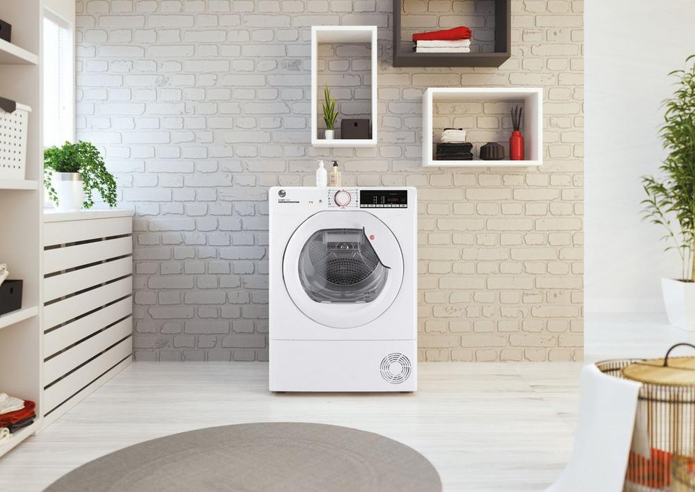 Hoover HLEH8A2TE 8kg Heat Pump Tumble Dryer - White - View 3