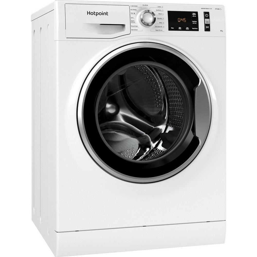 Hotpoint NM11948WSAUK 9kg 1400 Spin Washing Machine White - View 5