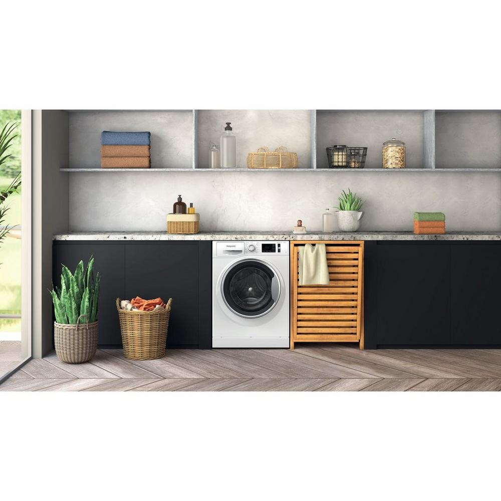 Hotpoint NM11948WSAUK 9kg 1400 Spin Washing Machine White - View 8