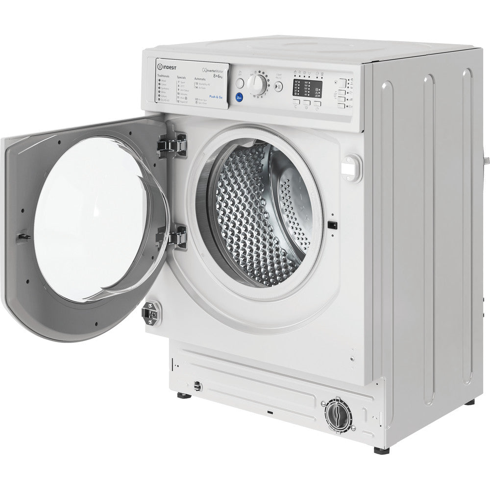 Indesit BIWDIL861485 8 kg Integrated Washer Dryer White - View 3
