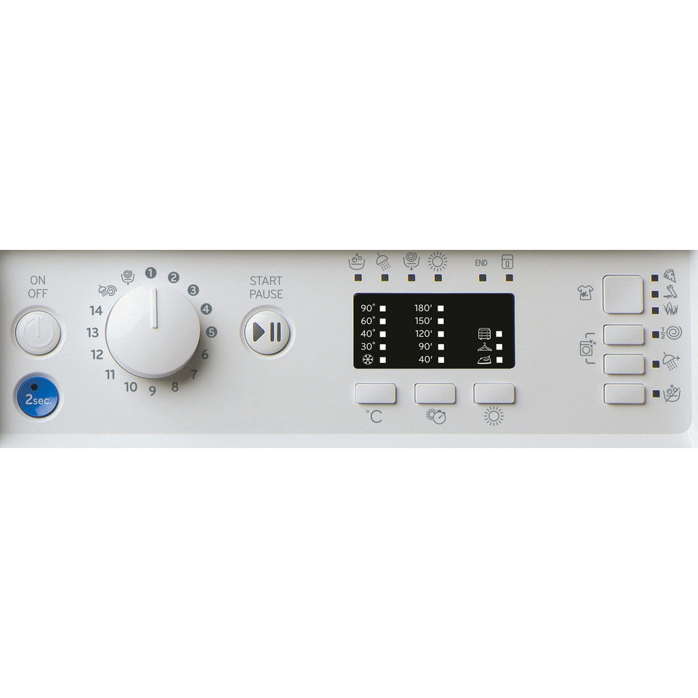 Indesit BIWDIL861485 8 kg Integrated Washer Dryer White - View 8
