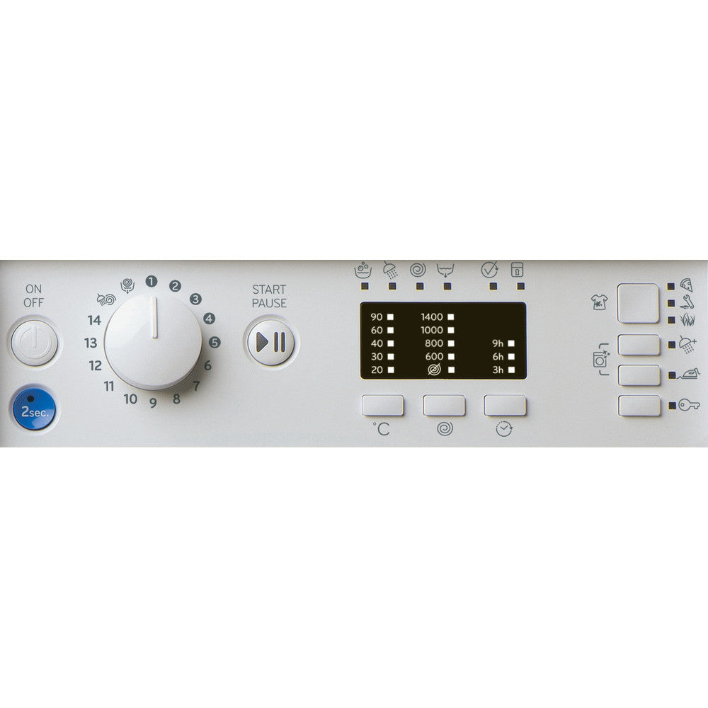 Indesit BIWMIL81485 8kg Built In Washing Machine - View 8
