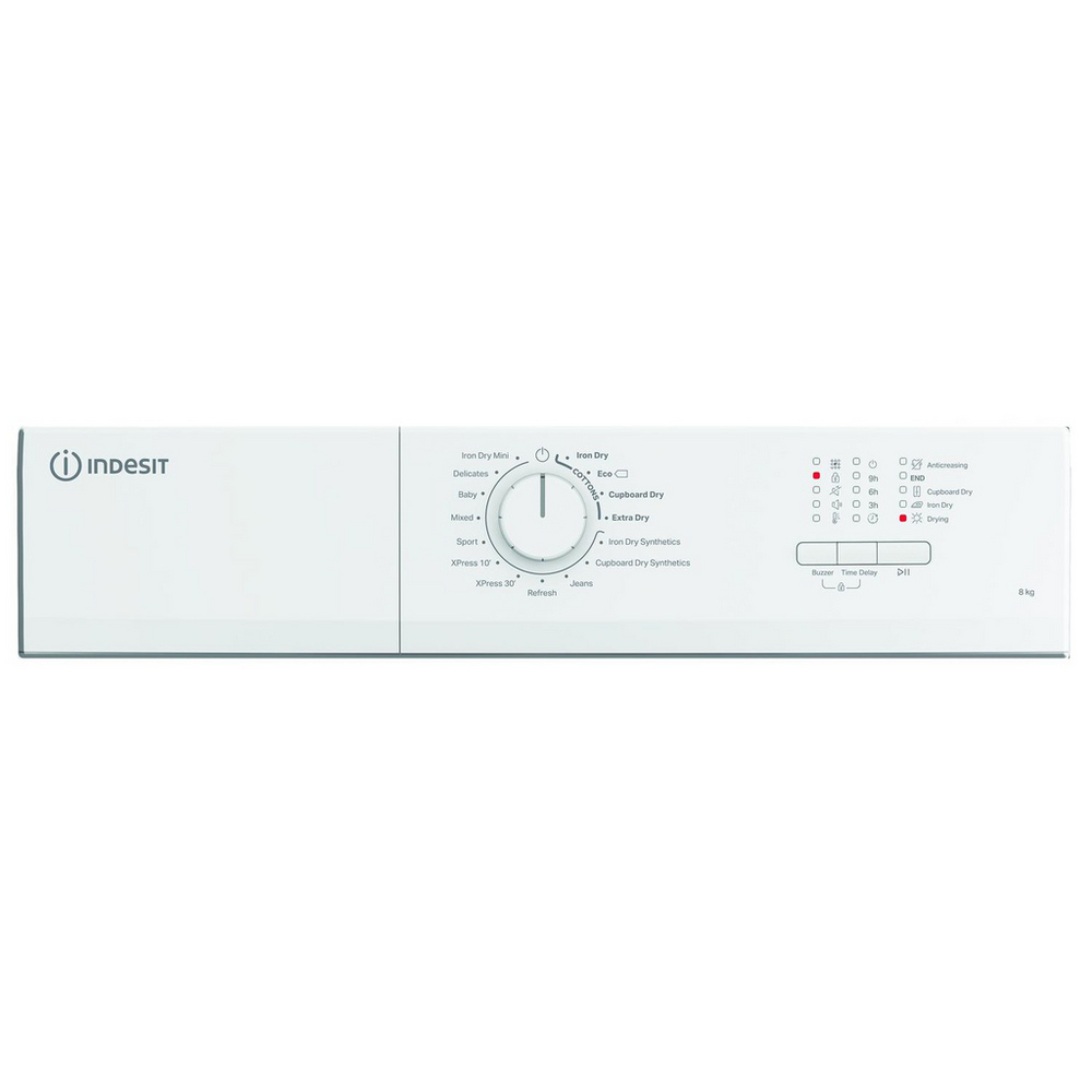 Indesit CYDA81WWGLUK Freestanding 8kg Vented Timer Dry White - View 5