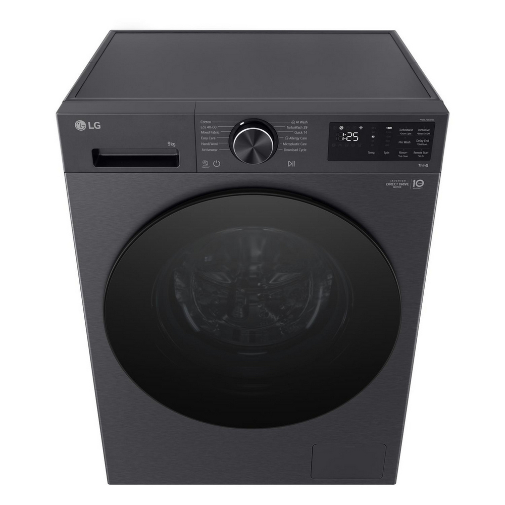 LG F2X50S9TBB 9kg 1200 Spin AI Direct Drive Freestanding Washing Machine Black - View 8