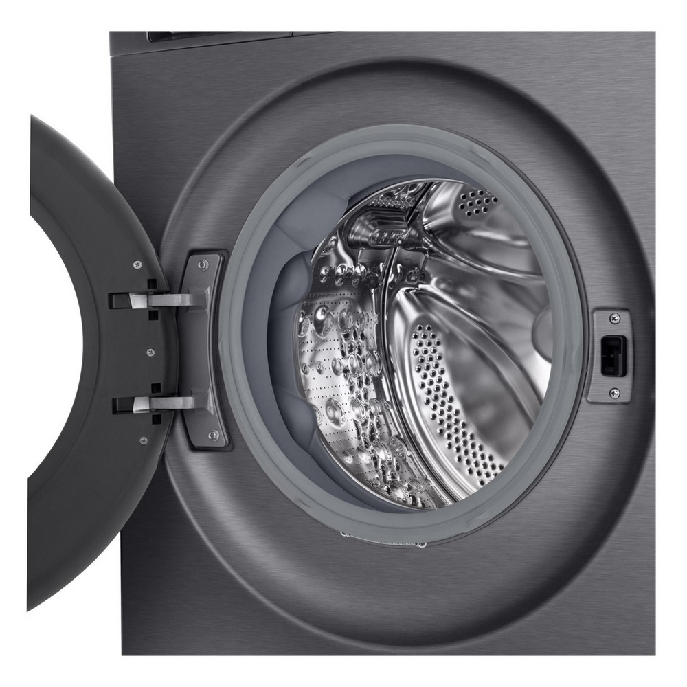 LG F2X50S9TBB 9kg 1200 Spin AI Direct Drive Freestanding Washing Machine Black - View 3
