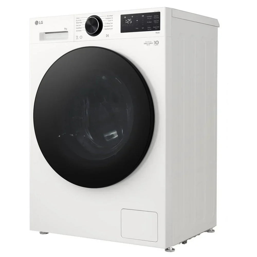 LG F2X50S9TWB VX50 Series 9kg 1200 Spin WiFi Enabled Front Load Washing Machine White - A Rated - View 8