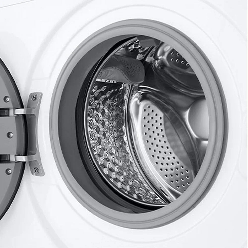 LG F4A10S8NWK 8kg 1400 Spin Front Load Washing Machine White - A Rated - View 7