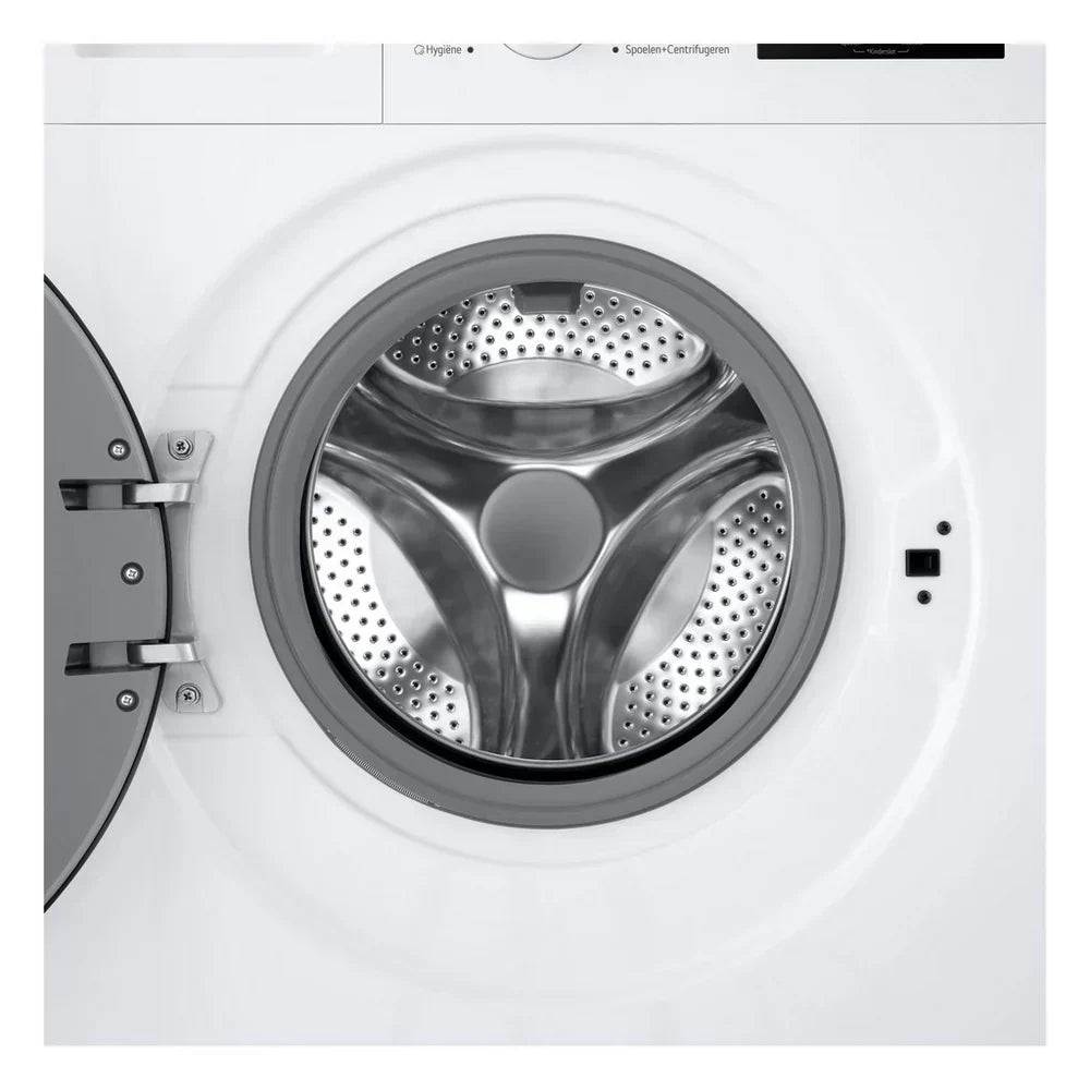 LG F4A10S8NWK 8kg 1400 Spin Front Load Washing Machine White - A Rated - View 6