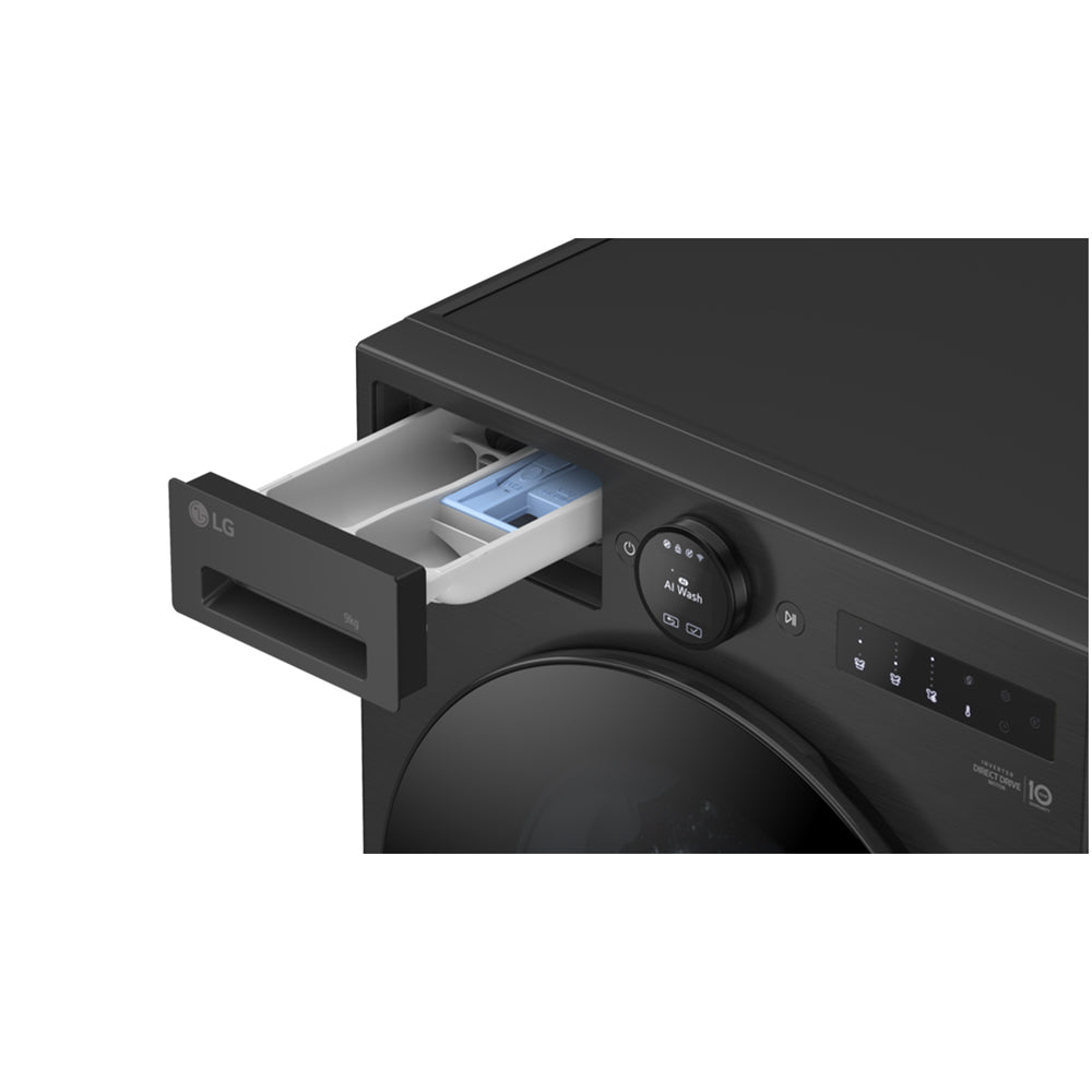 LG F4X7009TBB 9kg 1400 Spin AI Direct Drive Freestanding Washing Machine Black - View 13