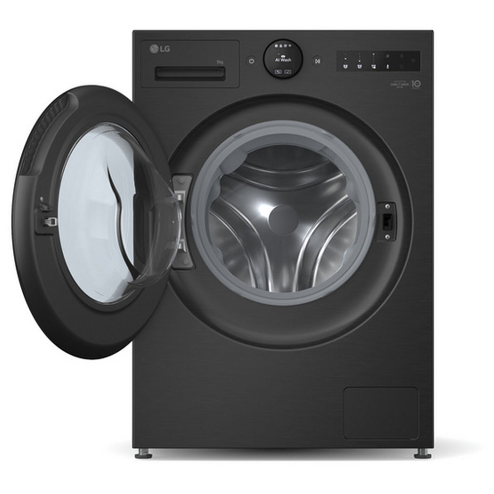 LG F4X7009TBB 9kg 1400 Spin AI Direct Drive Freestanding Washing Machine Black - View 2