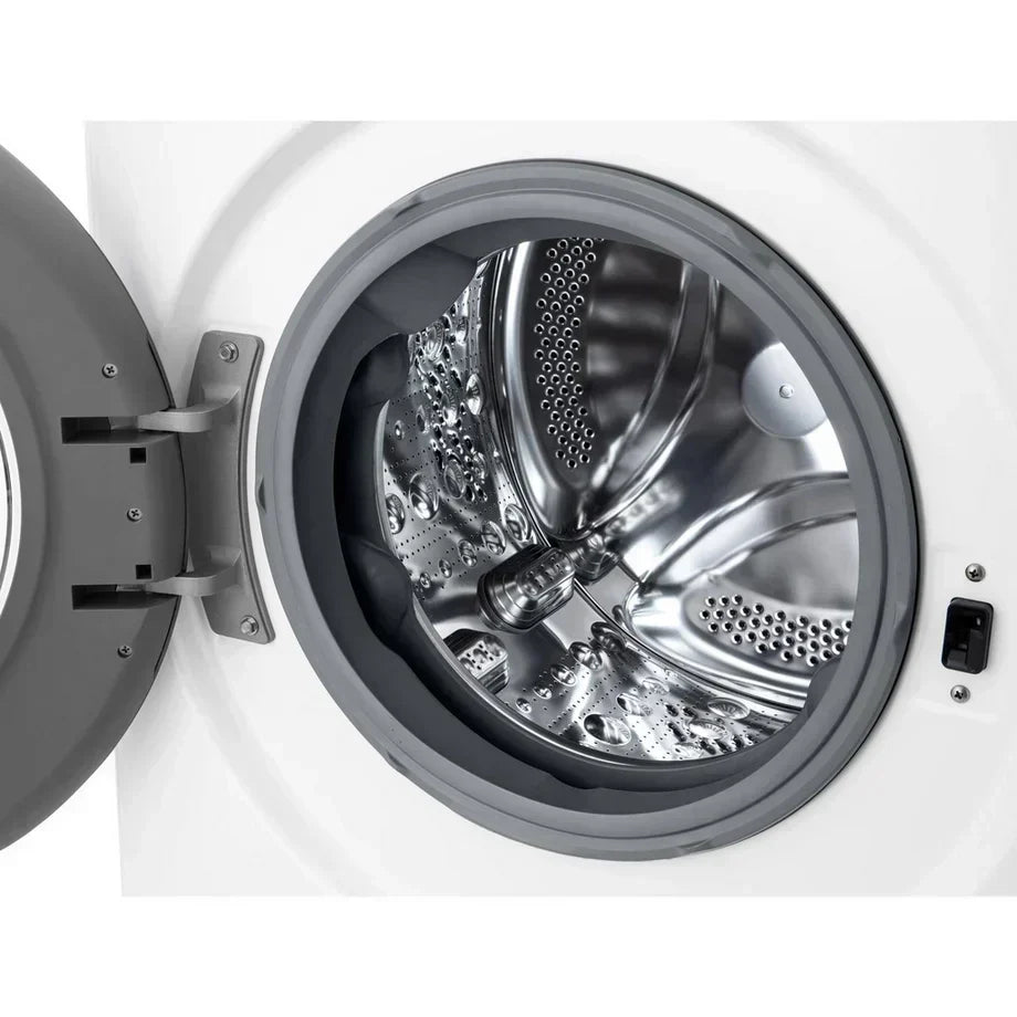 LG F4Y510WBLN1 10kg Steam 1400 Spin Freestanding Front Load Washing Machine White - A Rated - View 5