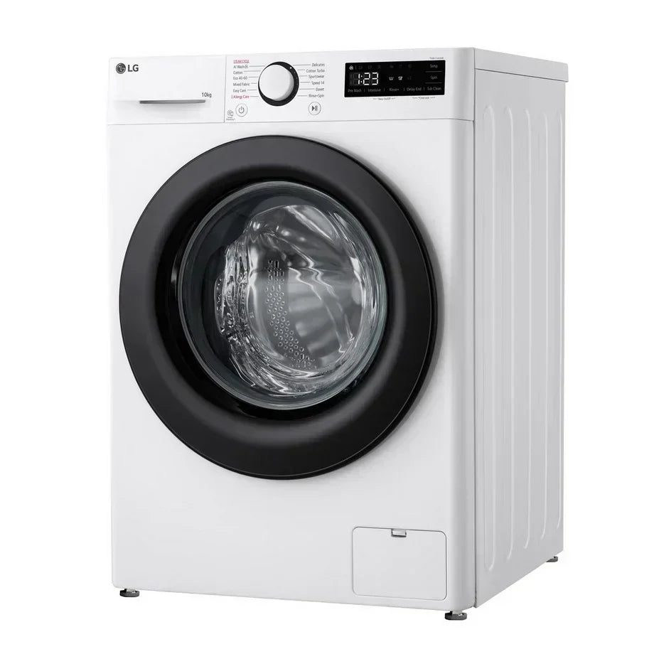 LG F4Y510WBLN1 10kg Steam 1400 Spin Freestanding Front Load Washing Machine White - A Rated - View 6