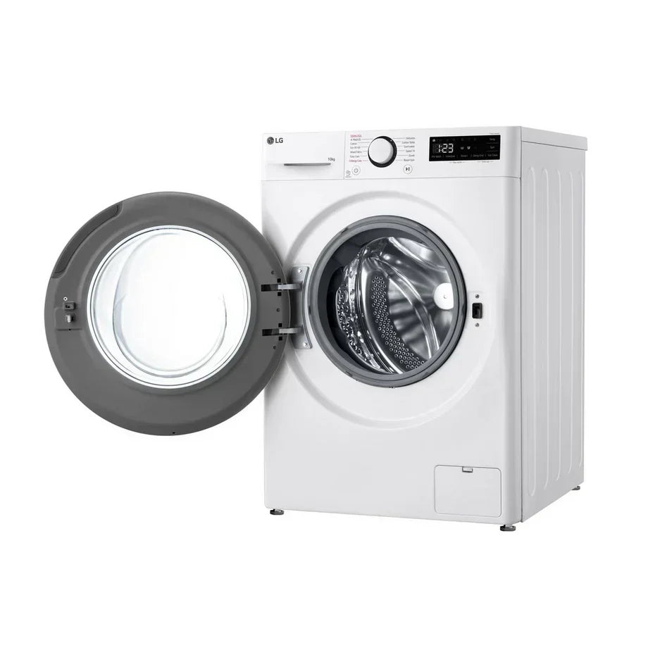 LG F4Y510WBLN1 10kg Steam 1400 Spin Freestanding Front Load Washing Machine White - A Rated - View 10