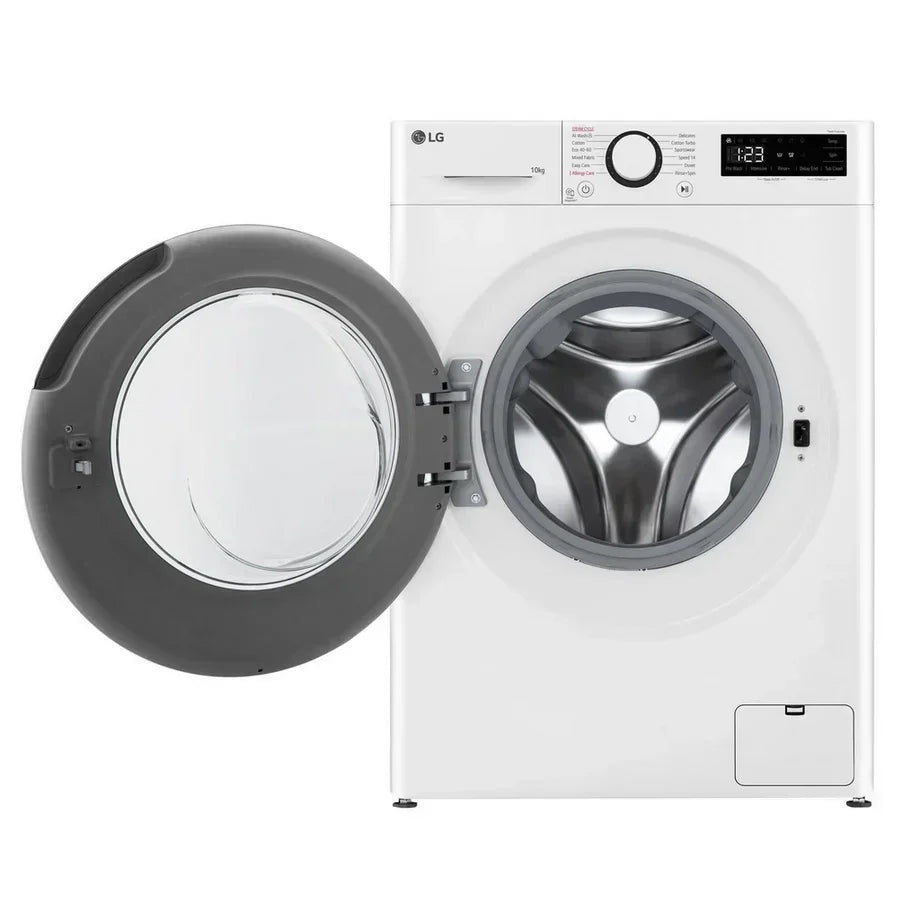 LG F4Y510WBLN1 Washing Machine Front Load 10 kg 1400 Spin White - Clearance - View 3