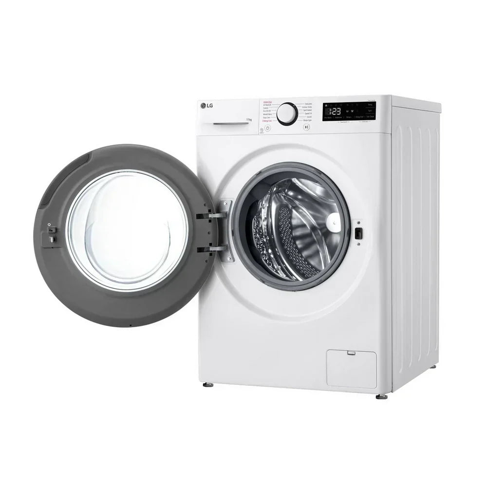 LG F4Y511WBLN1 11kg Steam 1400 Spin Freestanding Front Load Washing Machine White - A Rated - View 11