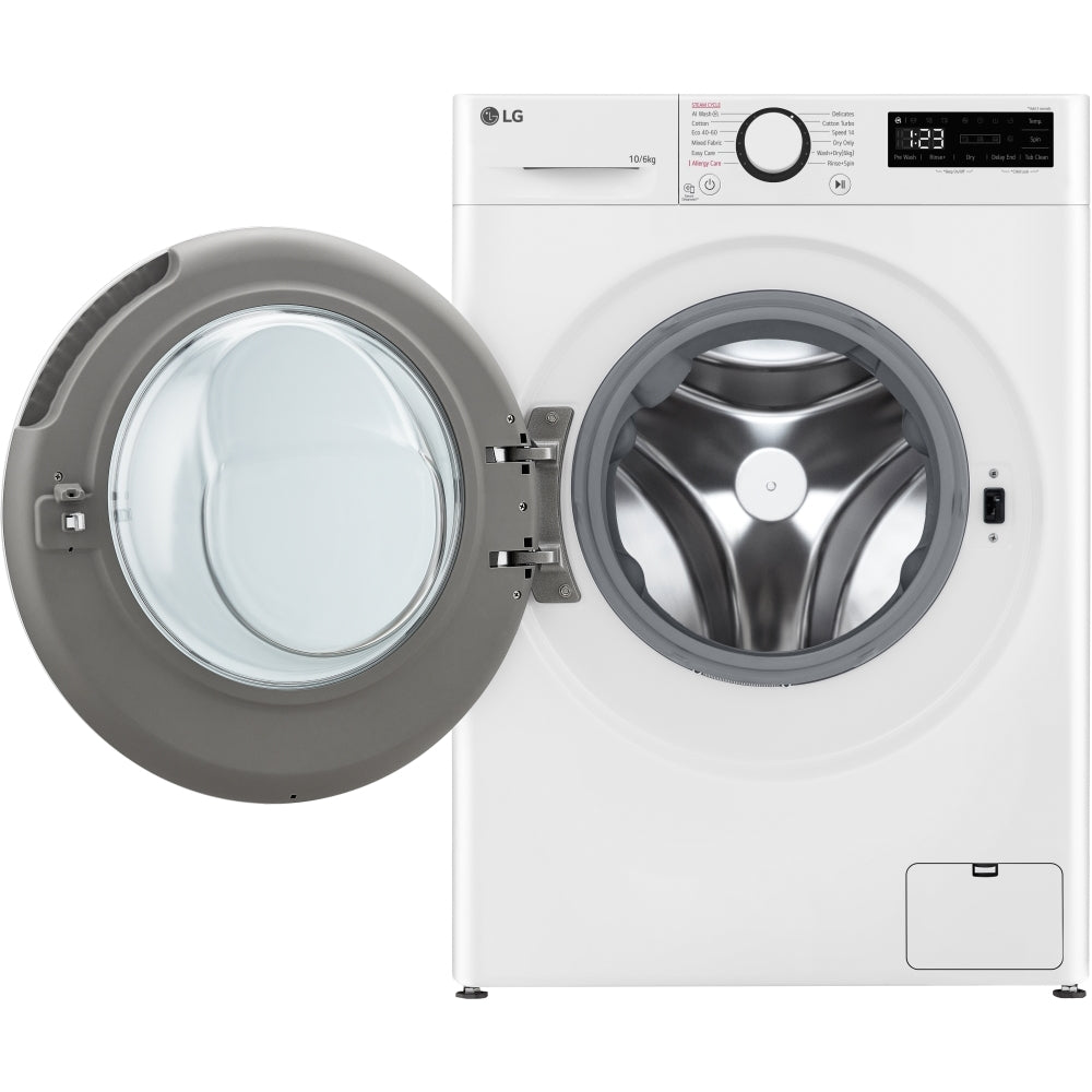 LG FWY606WWLN1 10+6kg 1400 Spin Washer Dryer White - View 2