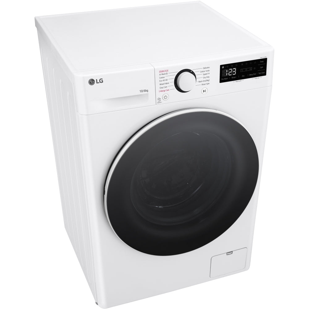 LG FWY606WWLN1 10+6kg 1400 Spin Washer Dryer White - View 10