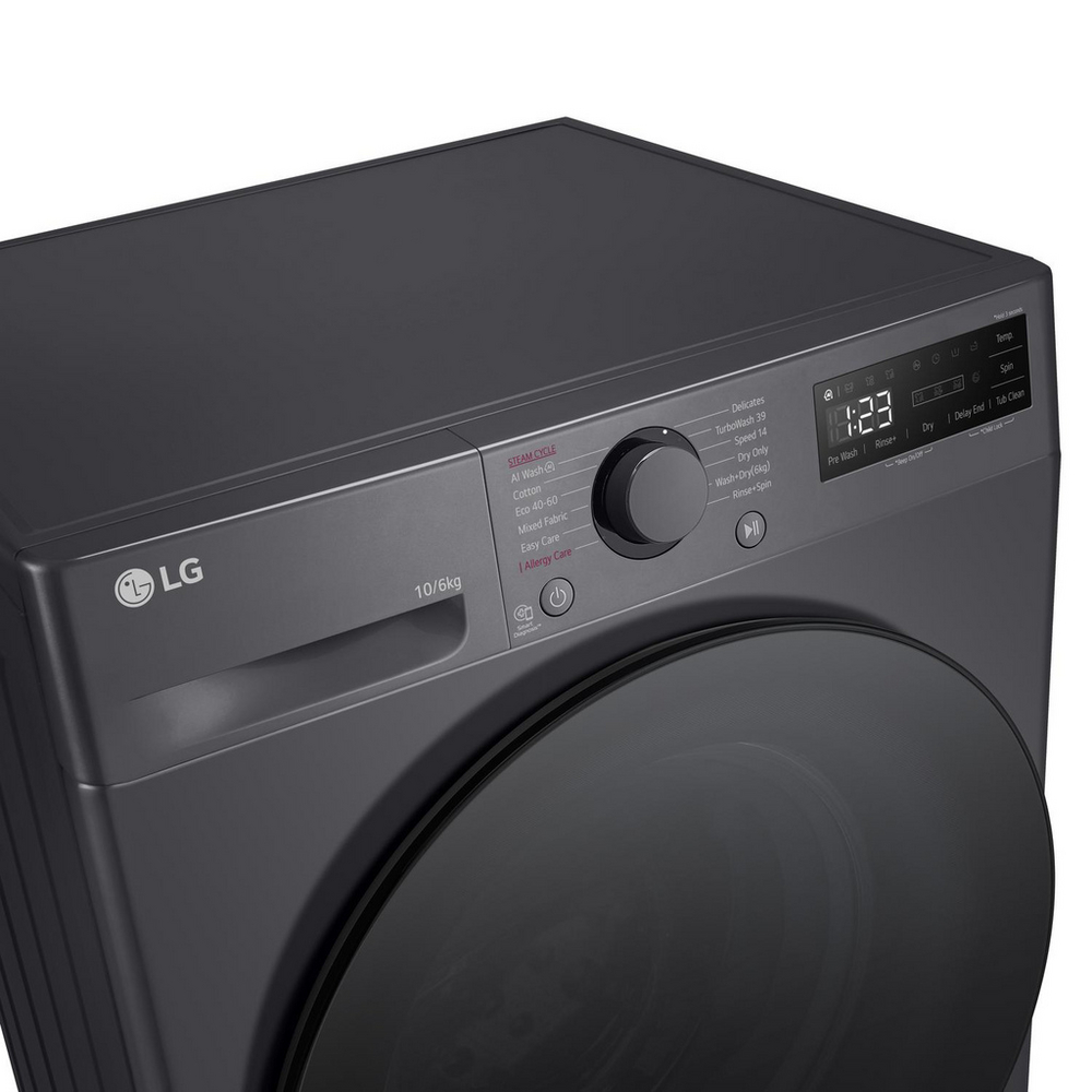 LG FWY706GBTN1 10+6 kg 1400 Spin Freestanding Washer Dryer Slate Grey - View 10