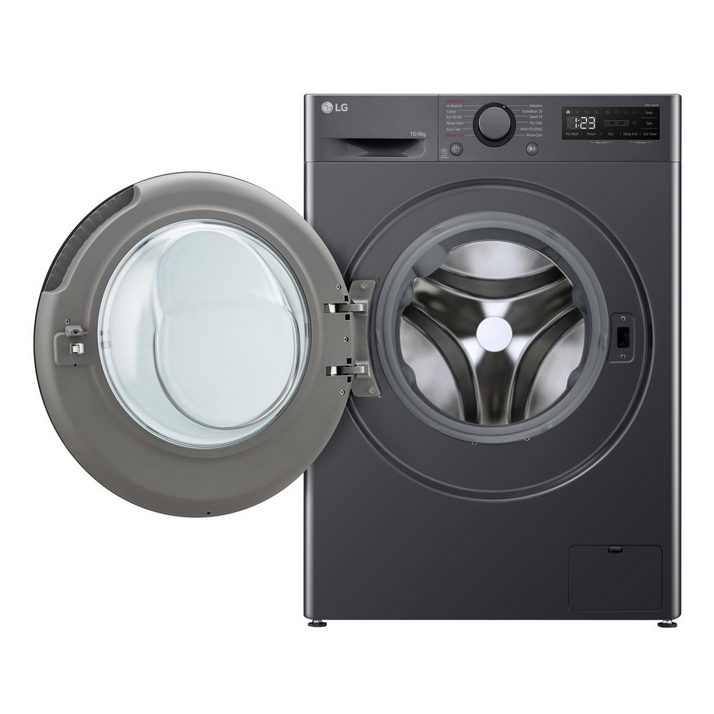 LG FWY706GBTN1 10+6 kg 1400 Spin Freestanding Washer Dryer Slate Grey - View 2
