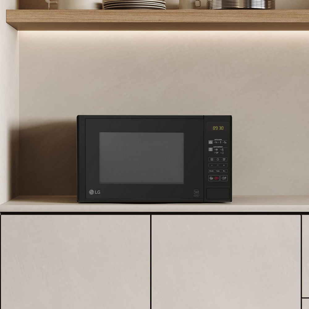 LG MS2042D 20L Compact Solo Microwave Oven Black - View 14
