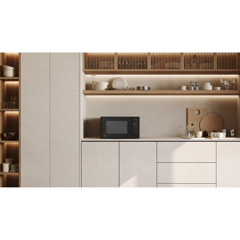 LG MS2042D 20L Compact Solo Microwave Oven Black - View 13