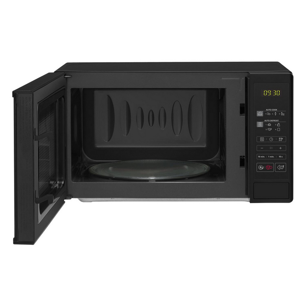 LG MS2042D 20L Compact Solo Microwave Oven Black - View 3