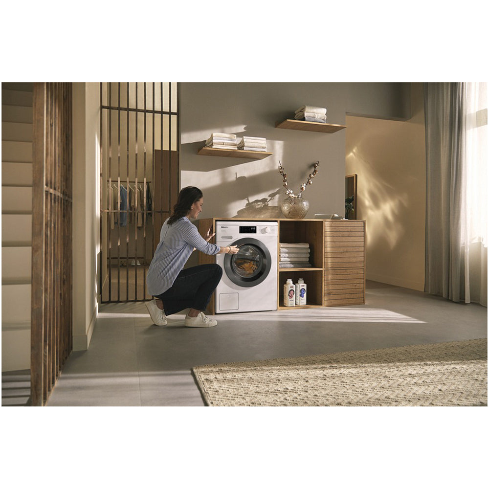 Miele WEB365 WCS PowerWash 8kg 1400 Spin Freestanding Washing Machine Lotus White - View 7