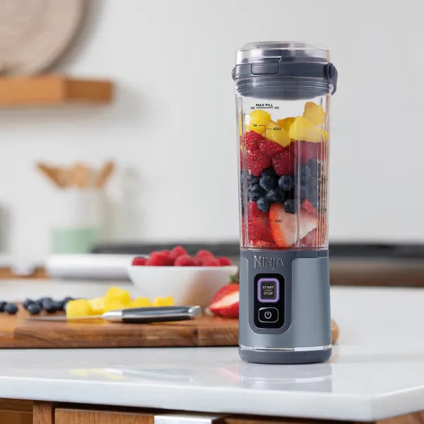 Ninja Blast Cordless Portable Blender Denim Blue BC151UKNV - View 15