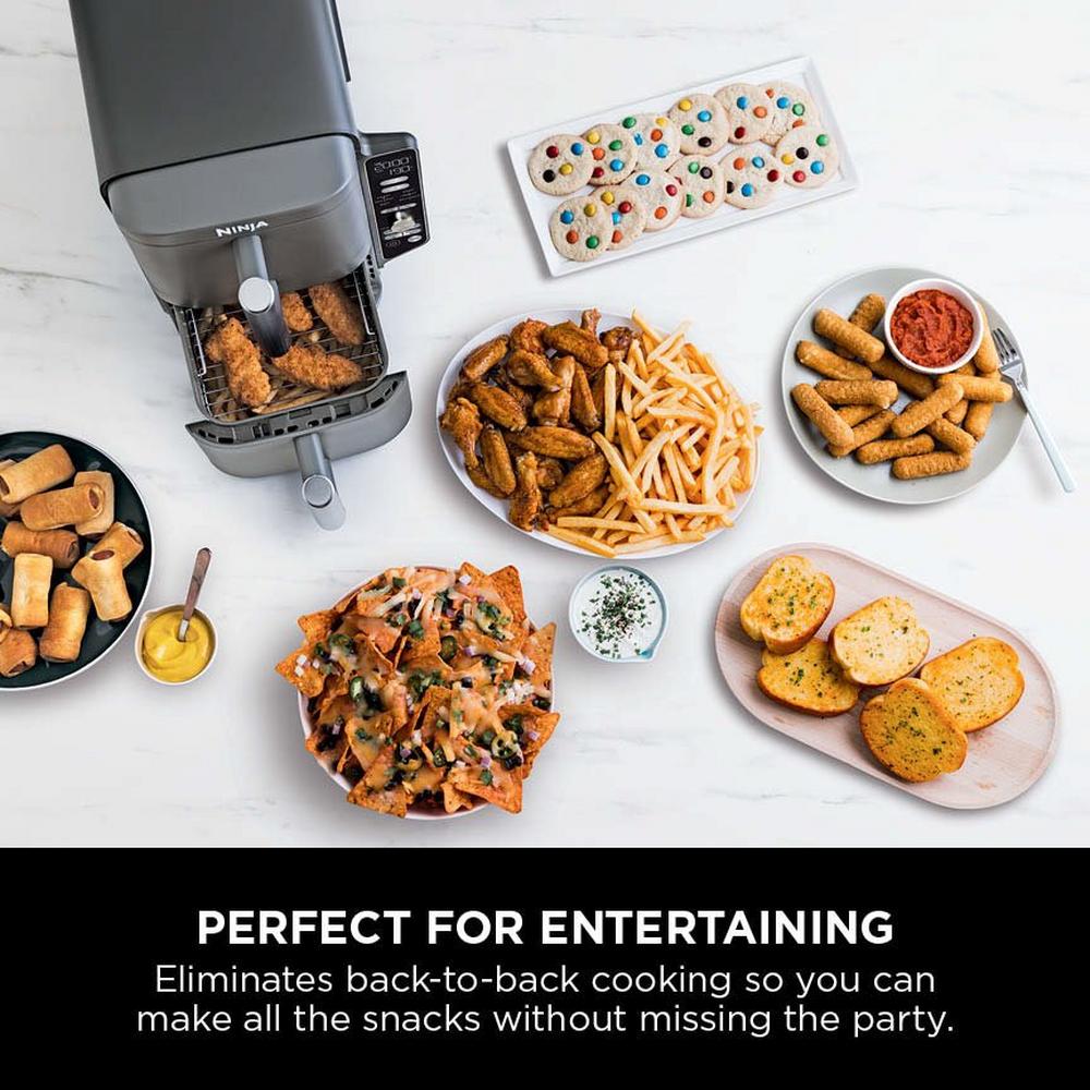 Ninja Double Stack XL 2-Drawer 9.5L Air Fryer Grey SL400UK - View 13