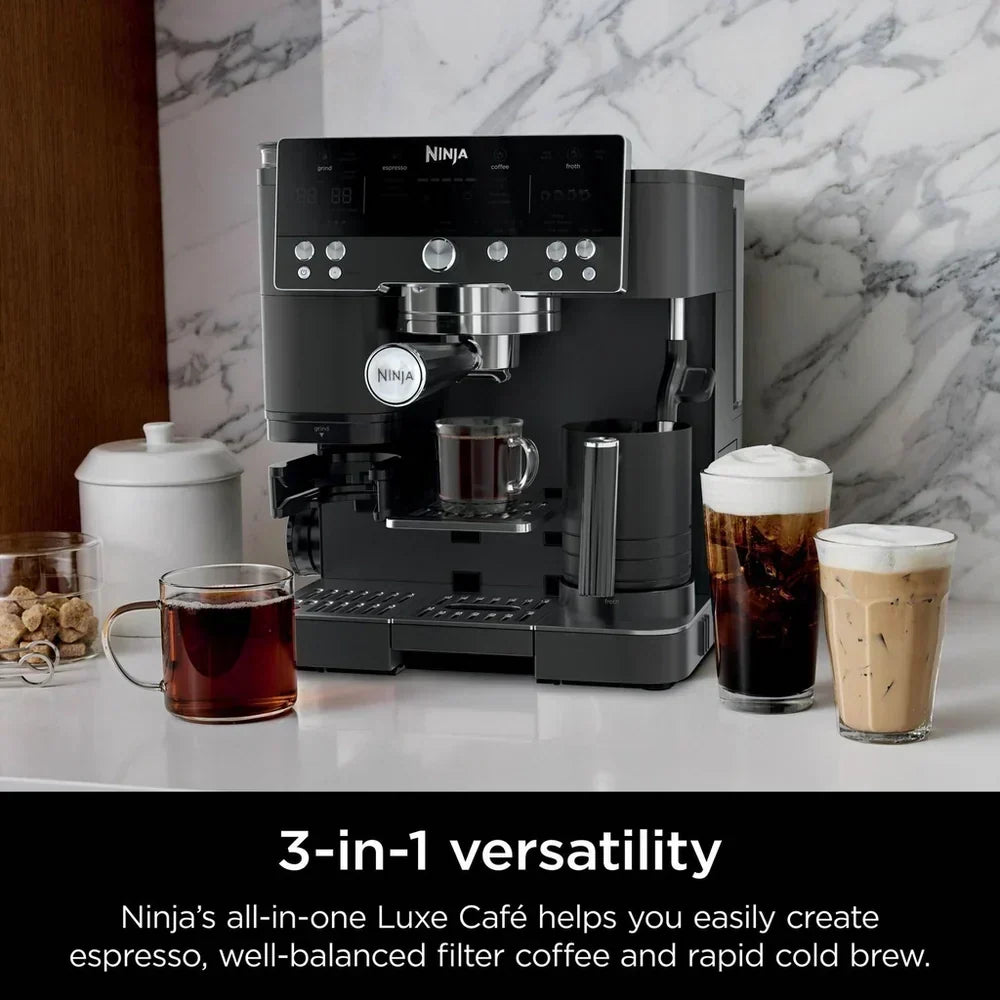 Ninja ES601UKBK Luxe Cafe Premier Espresso Coffee Machine - Black - View 7