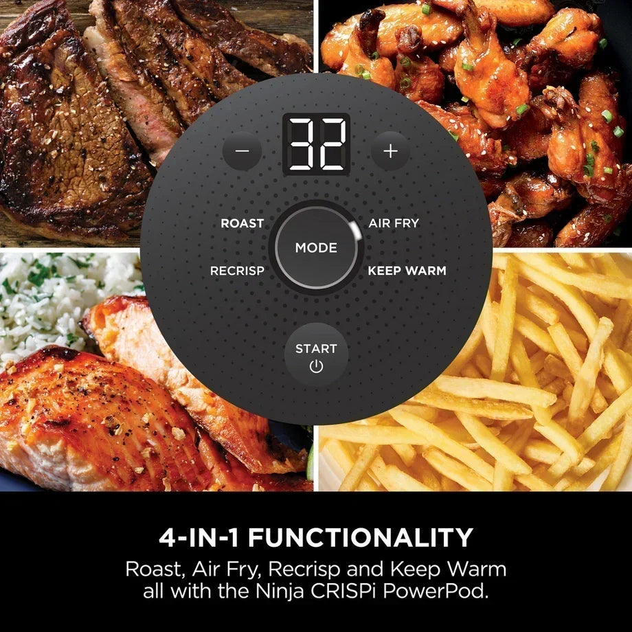 Ninja FN101UKSG CRISPi 4 in 1 Portable Glass Air Fryer Sage - View 16