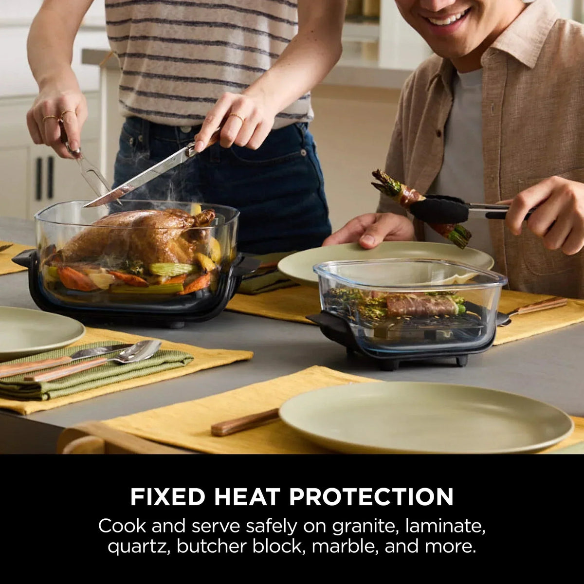 Ninja FN101UKSG CRISPi 4 in 1 Portable Glass Air Fryer Sage - View 2