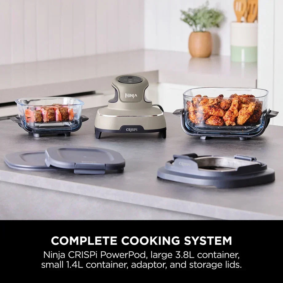Ninja FN101UKST CRISPi 4 in 1 Portable Glass Air Fryer Stone - View 9