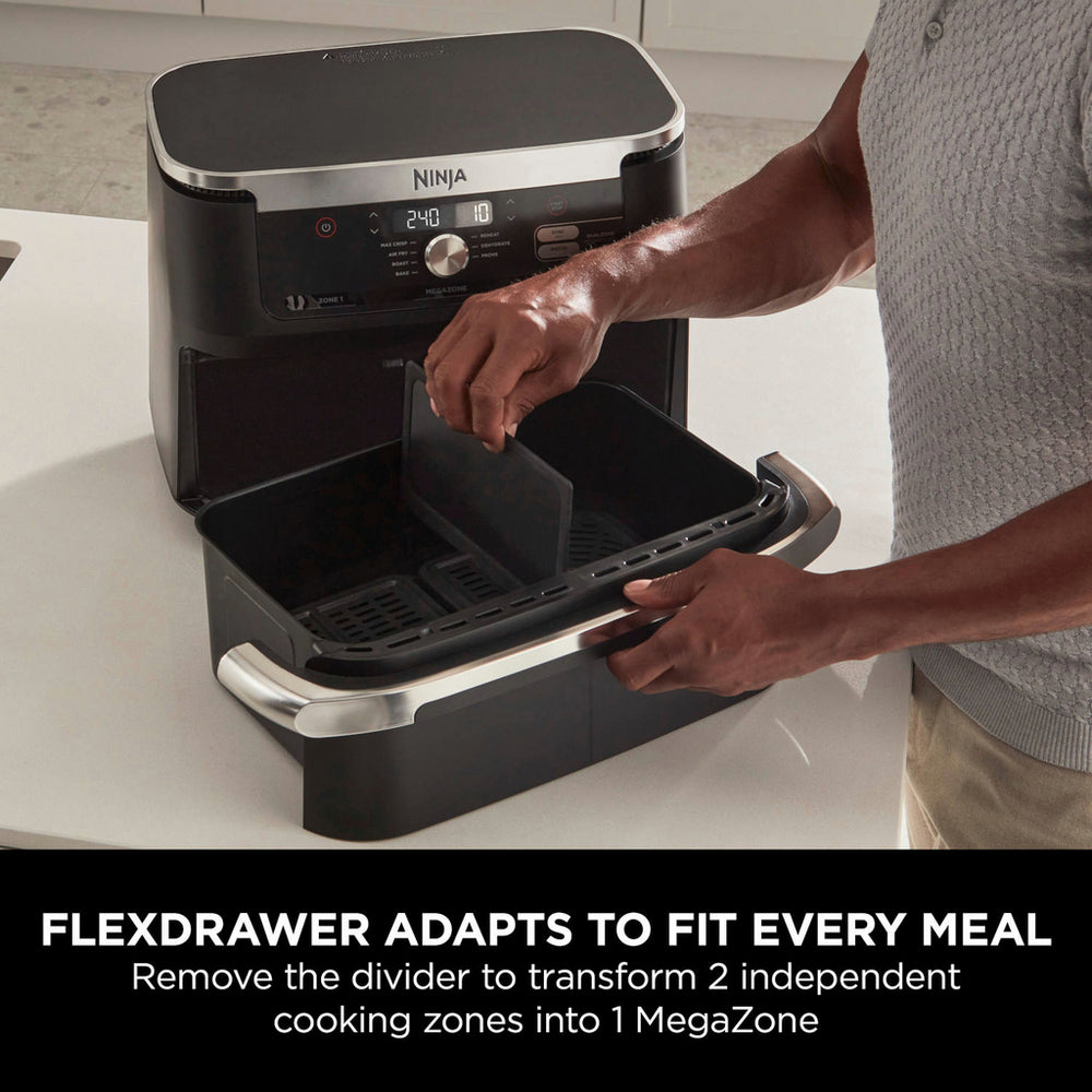 Ninja Foodi FlexDrawer Air Fryer AF500UK 10.4L Black - View 3