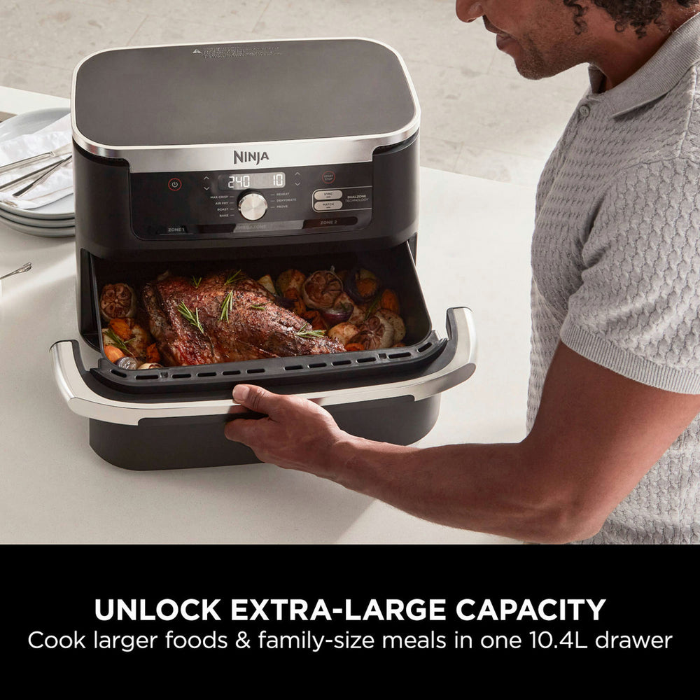 Ninja Foodi FlexDrawer Air Fryer AF500UK 10.4L Black - View 4
