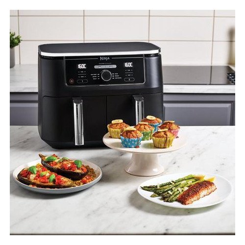 Ninja Foodi MAX Dual Zone Air Fryer AF400UK 9.5L - Black - View 6