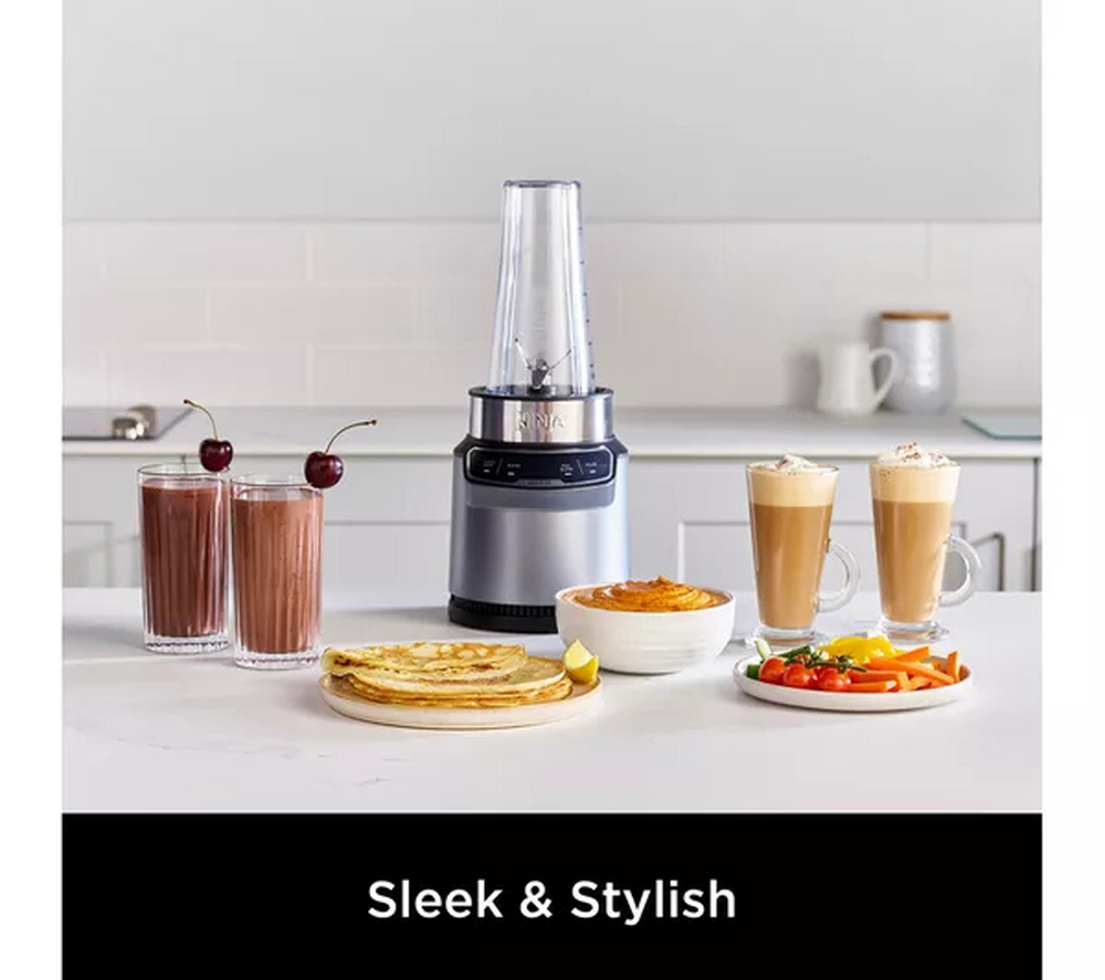 Ninja Motorised Compact Blender with Auto-iQ BN500UK - View 6